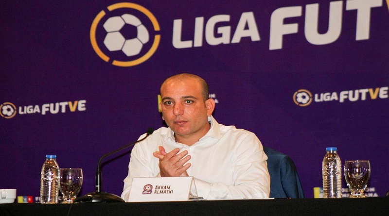 Akran Almatni, presidente de la Liga Futve