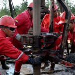 Trabajdores del sector de petróleo