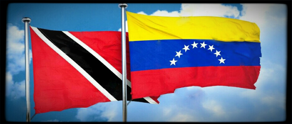 Banderas de Trinidad-Tobago y Venezuela