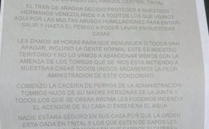 Presuntos integrantes del Tren de Aragua amenazan conjunto residencial en Bogotá 