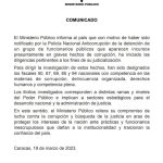 Comunicado este