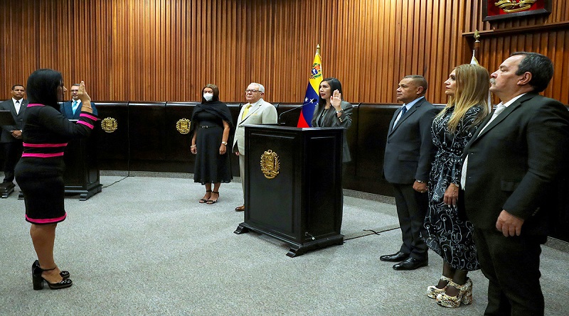 Katherine Haringhton es juramentada como nueva presidenta del Circuito Penal de Caracas