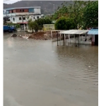 Fuertes lluvias dejan calles inundadas en Anzoátegui