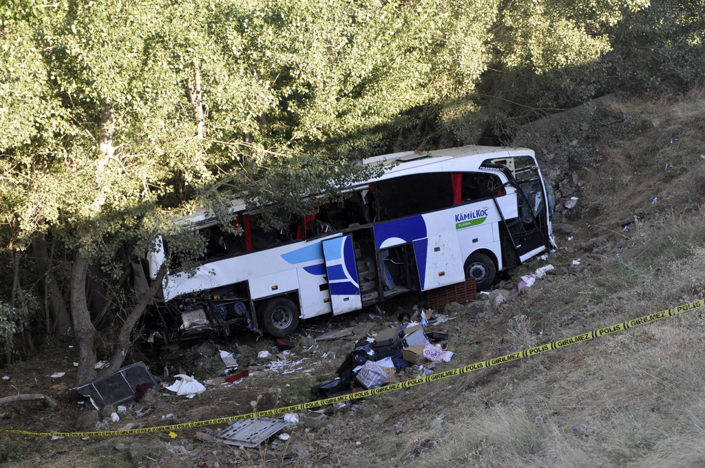 Doce muertos en un accidente de autobús en Turquía