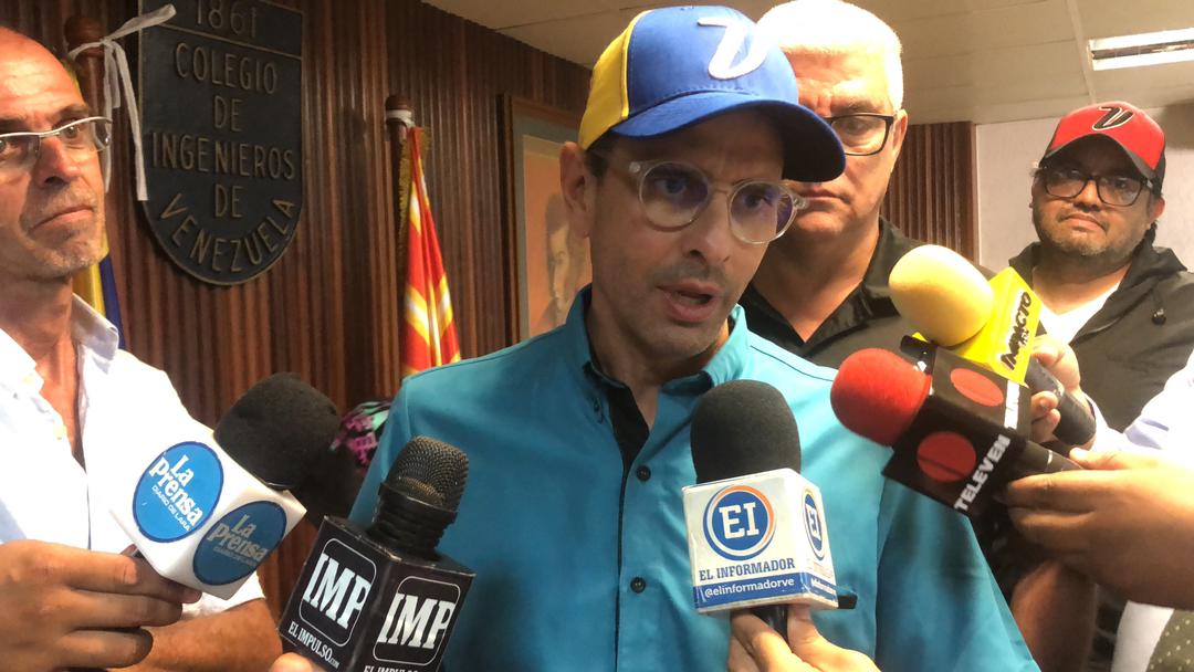 Capriles dice que el Gobierno nacional hará «despilfarro» de recursos públicos en campaña electoral