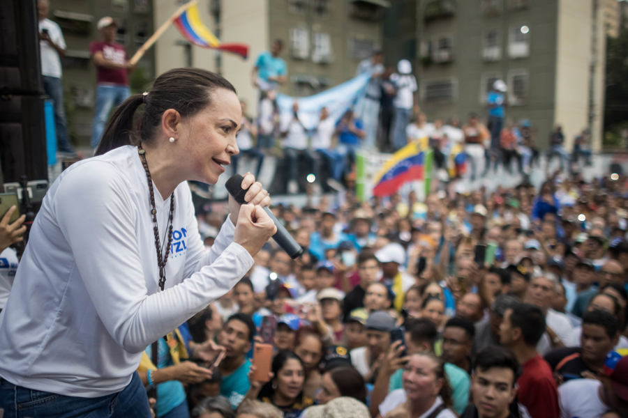 María Corina Machado continuará su gira por el país con visitas a Bolívar y Delta Amacuro