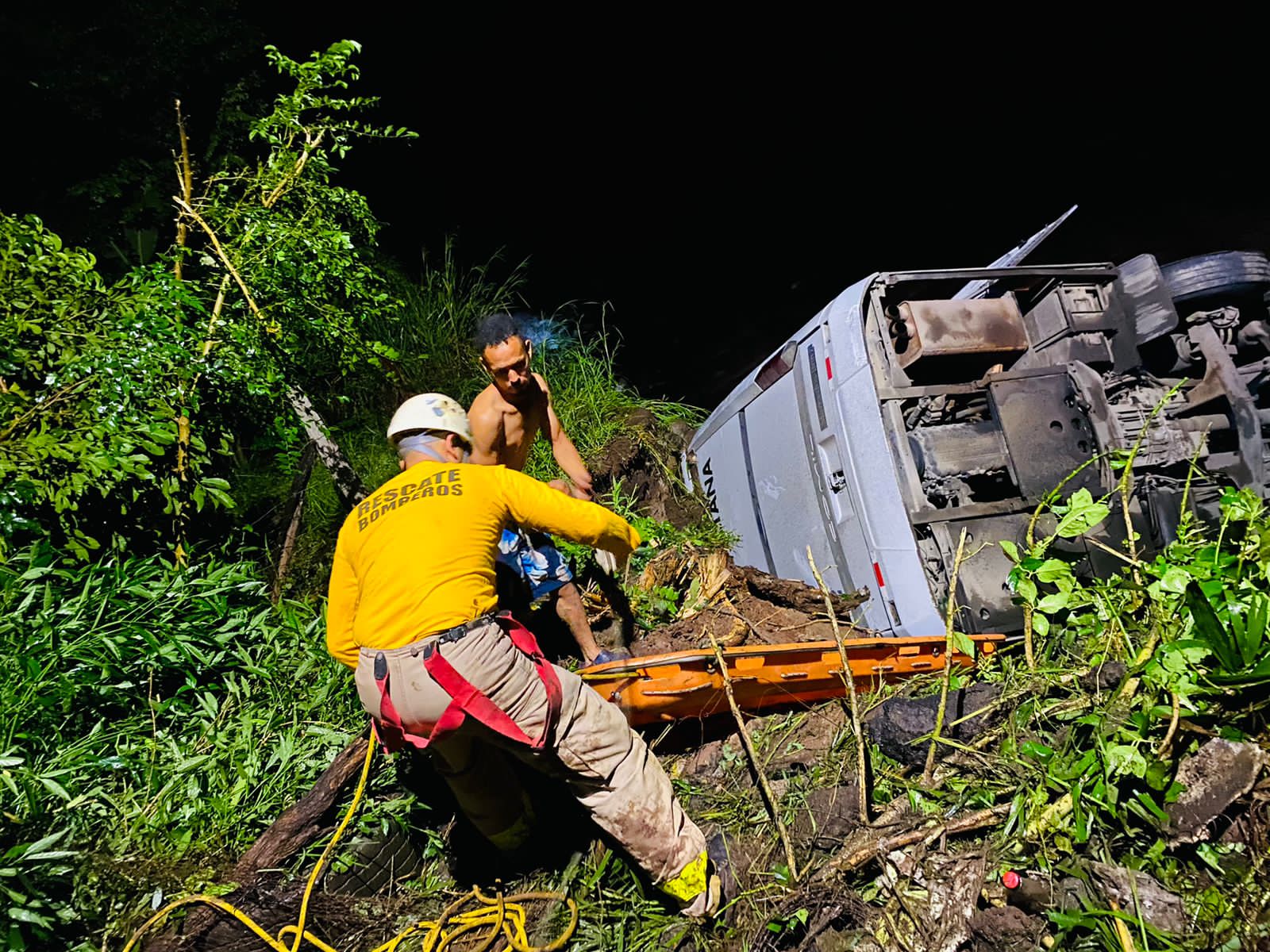 18 venezolanos heridos en accidente de tránsito en Honduras