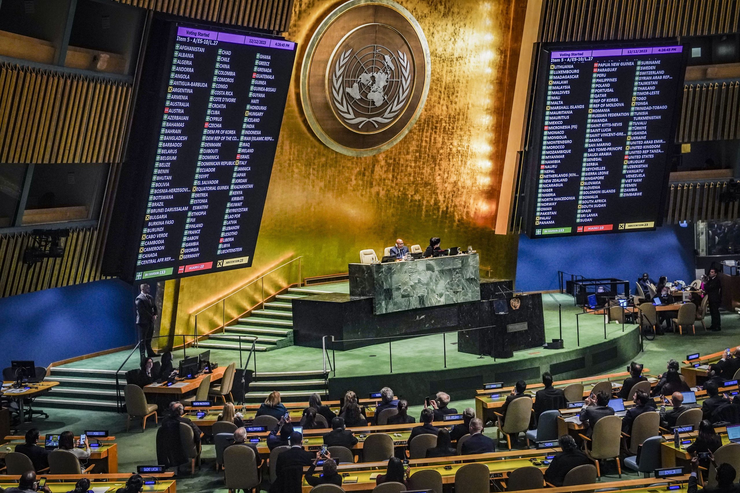 Consejo de Seguridad de ONU en intensas negociaciones sobre resolución para ayuda humanitaria a Gaza Foto AP