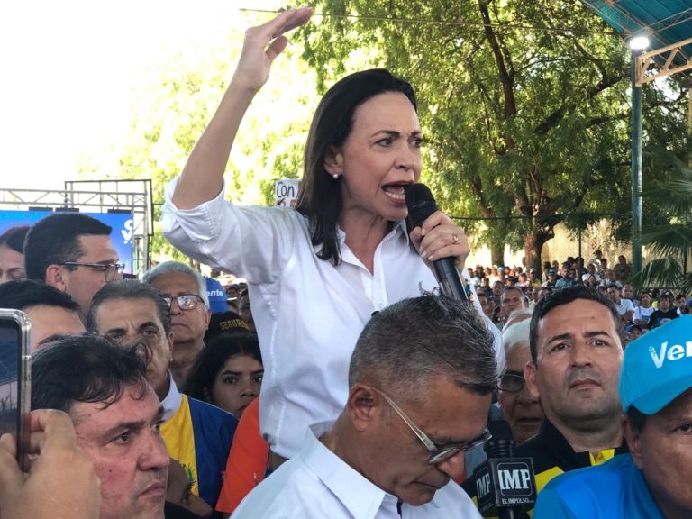 María Corina Machado: “Ha llegado el momento de que el miedo nos tenga miedo”