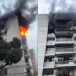 Miranda | Al menos un fallecido en incendio de gran magnitud en apartamento en Los Palos Grandes