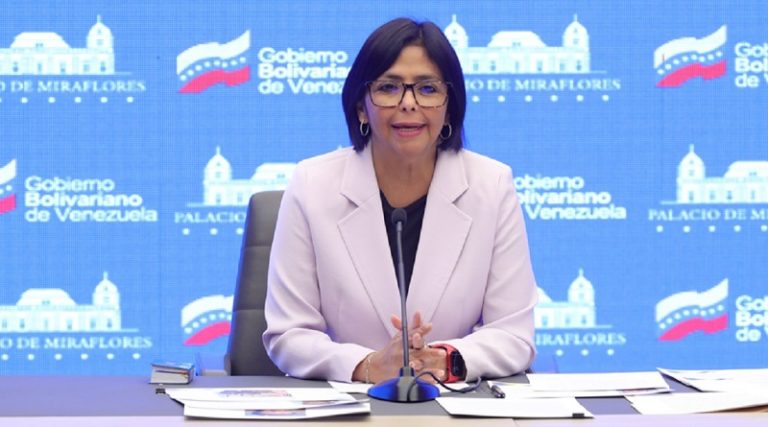 Delcy Rodríguez: llevamos 11 trimestres consecutivos de crecimiento económico