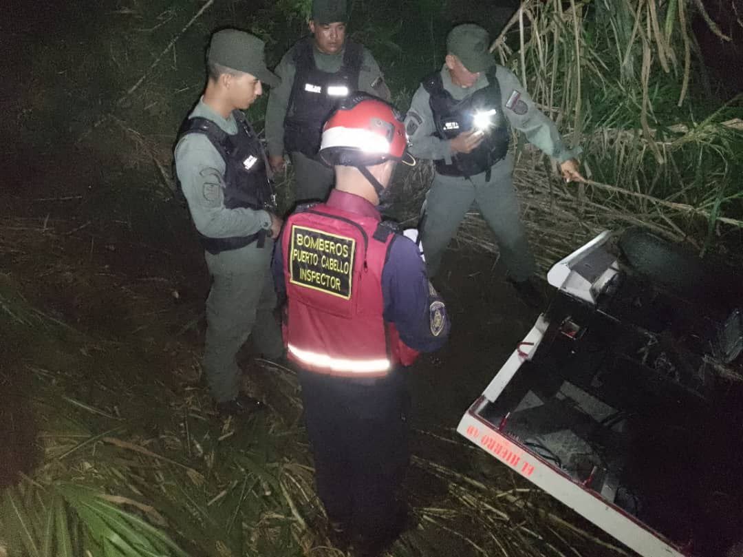 Fallecen un bebé y una mujer en accidente vial en el sector El Palito de Puerto Cabello