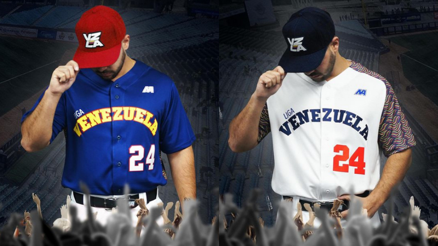 Tiburones de La Guaira muestran sus uniformes representativos de Venezuela para la Serie del Caribe