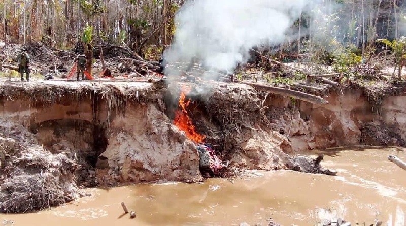 SOS Orinoco pide desmantelar una mina «dentro de los límites» del monumento natural Guaiquinima, en Bolívar