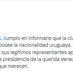 Cámara de Representantes de Uruguay niega que Corina Yoris tenga doble nacionalidad