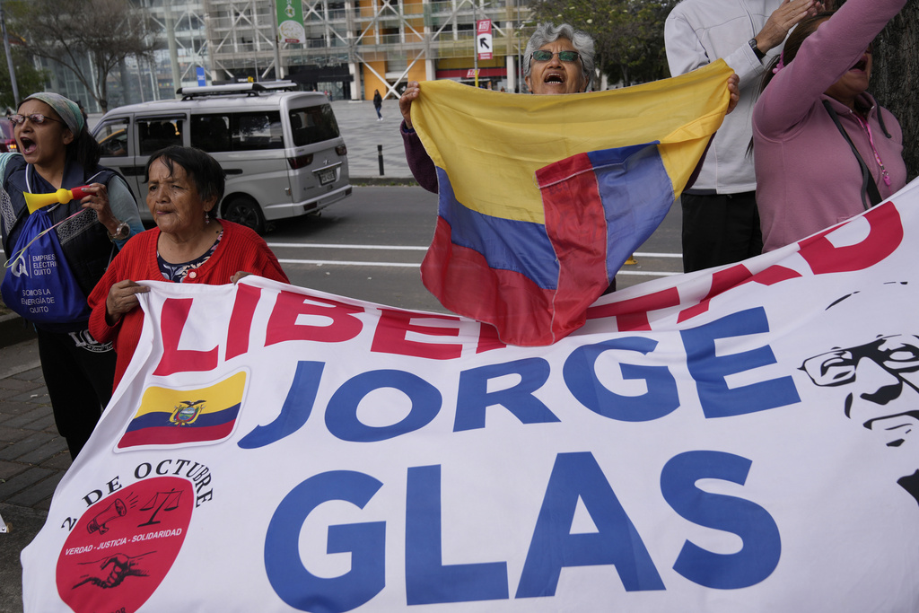 Proponen misión humanitaria para exvicepresidente ecuatoriano Jorge Glas