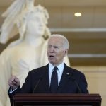 Biden advierte sobre antisemitismo, dice que muchos se están olvidando de los horrores de los ataques contra Israel foto ap