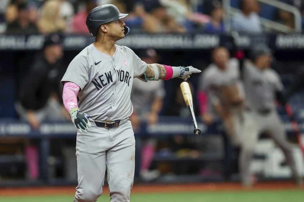 Gleyber Torres fue clave para los Yankees en victoria 10-6 sobre Rays