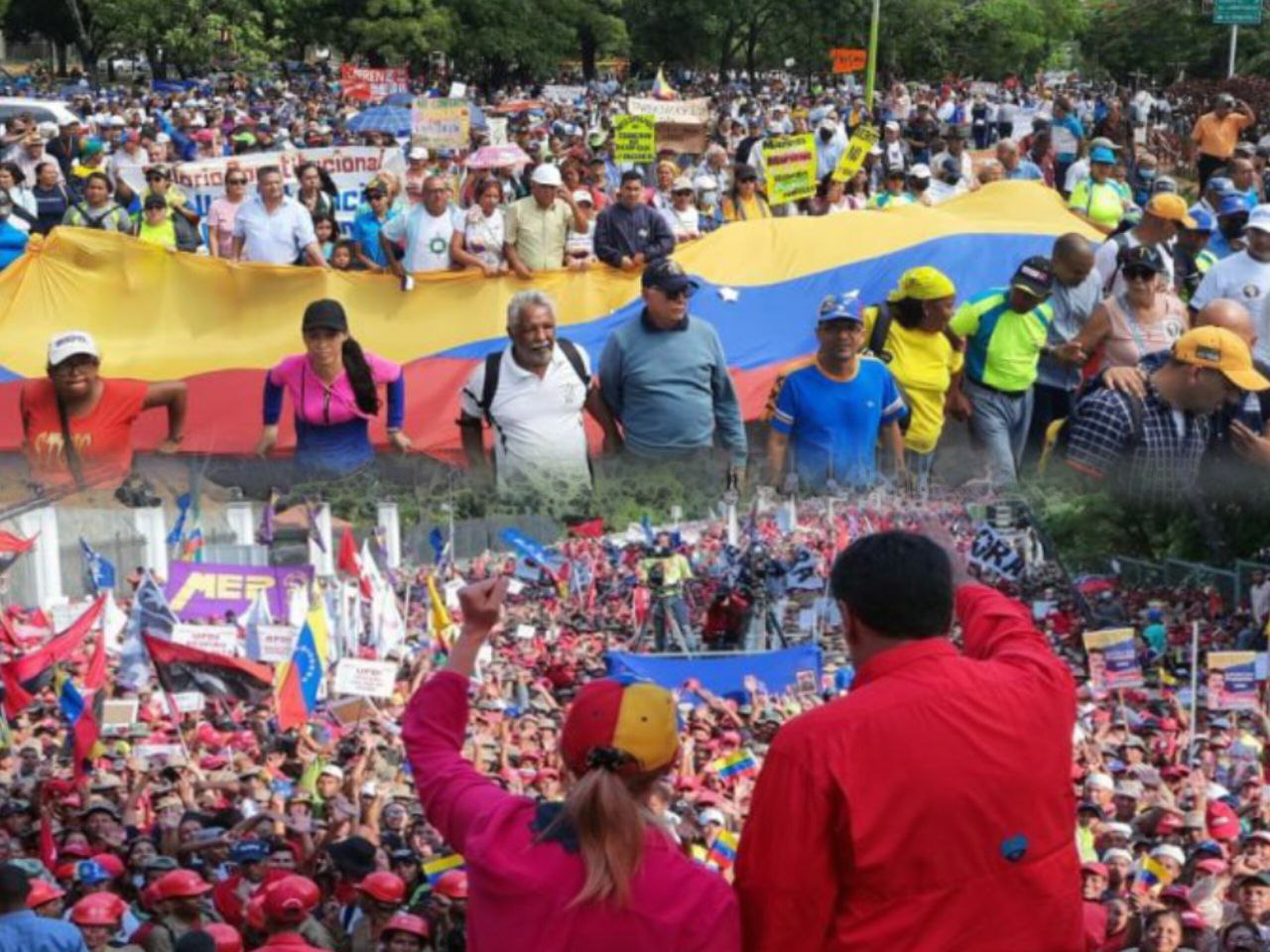 Trabajadores se movilizan para conmemorar el 1º de Mayo