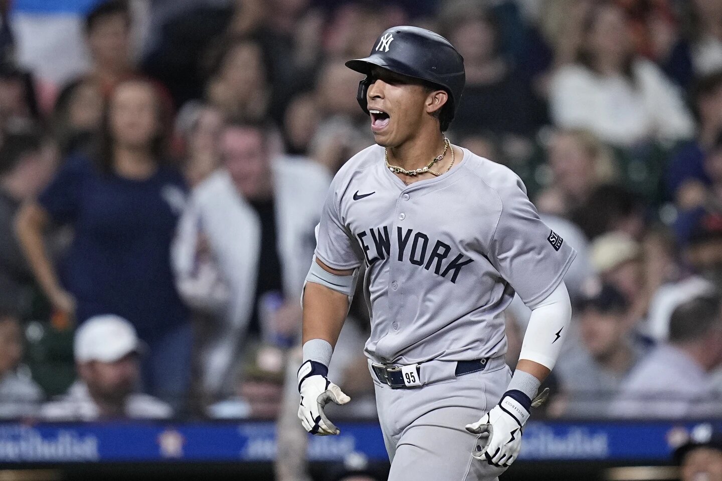 Oswaldo Cabrera conecta jonrón y le da la victoria a los Yankees