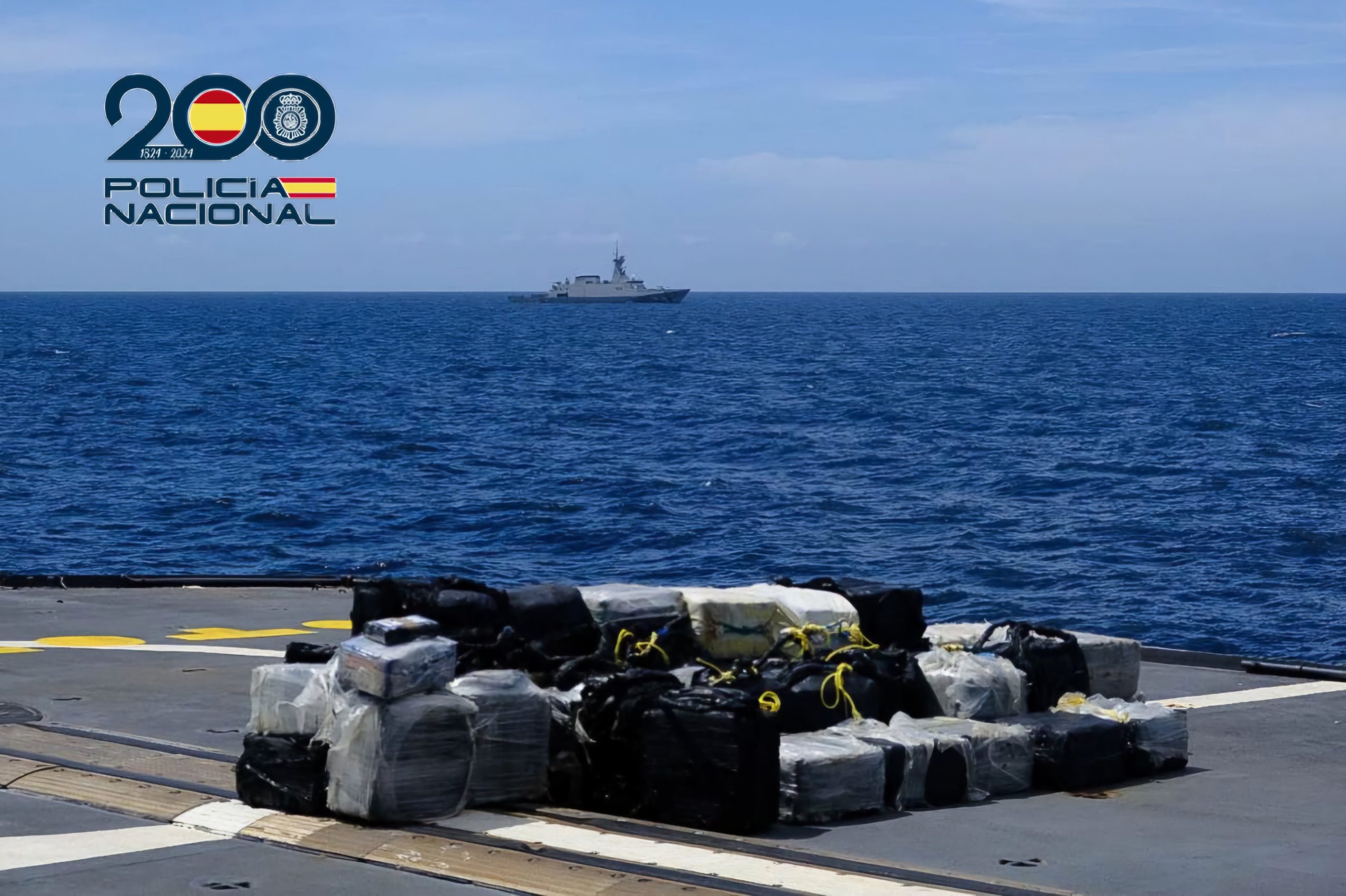 Interceptadas 2,7 toneladas de cocaína en pesquero venezolano cerca de Canarias