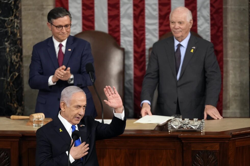 En discurso ante el Congreso estadounidense, Netanyahu promete una “victoria total” en Gaza