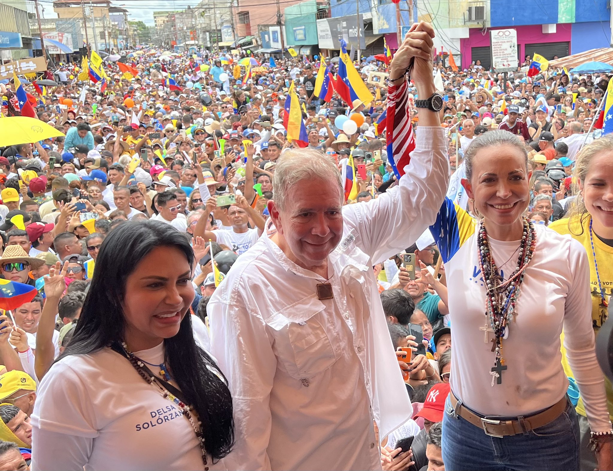 Delsa Solórzano acusa a Maduro de violar la ley electoral y discriminar a los adultos mayores