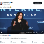 Video manipulado compartido por Elon Musk imita la voz de Kamala Harris y eleva alarma por uso de IA en política