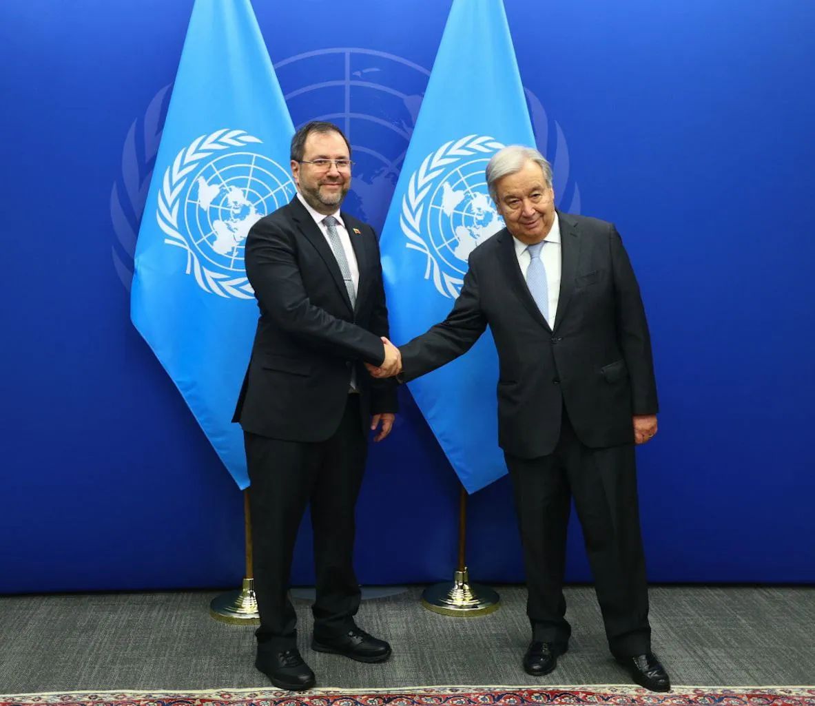 Yván Gil sostuvo encuentro con António Guterres para denunciar agresiones y violaciones por parte de EE. UU,