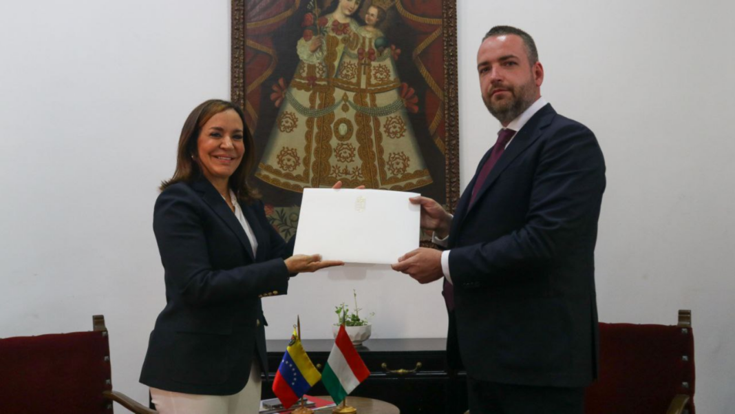 Cancillería recibe Copias de Estilo del nuevo embajador de Hungría en Venezuela