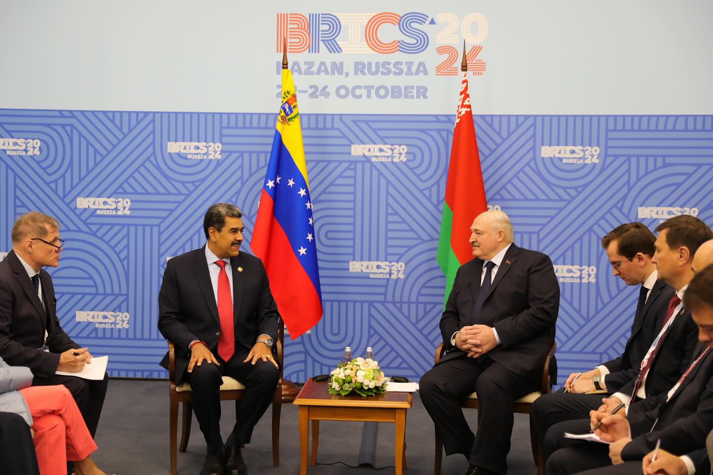 Cumbre Brics | Presidente Maduro se reúne con su homólogo de Belarús