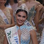 Venezolana, Sakra Guerrero, queda como tercera finalista del Miss International 2024