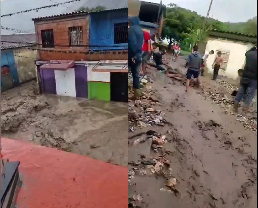 Lara | Al menos seis damnificados en Río Claro por fuertes lluvias este 22-Nov