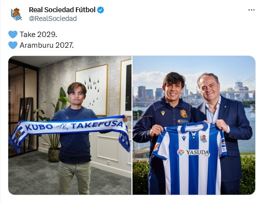 Jon Aramburu continuará hasta 2027 con el Real Sociedad