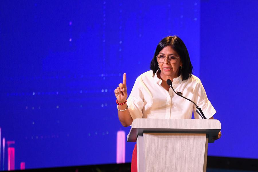 Delcy Rodríguez afirma que Venezuela será una potencia minera y dice que el sector creció un 21 % en 2024