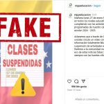 Ministerio de Educación desmiente rumores sobre suspensión de clases