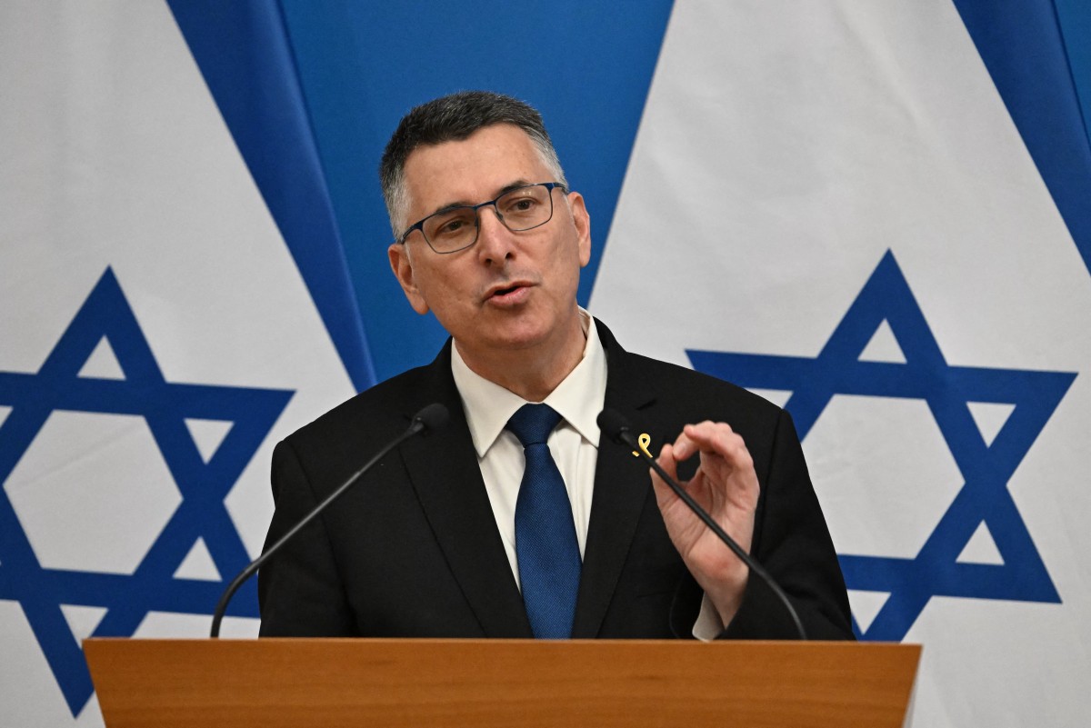 Ministro-de-Israel-Gideon-Saar-foto-AFP.