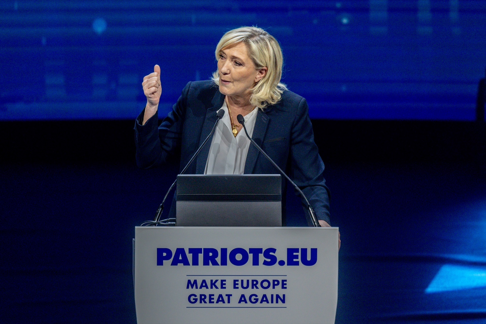 Le Pen acusa al sistema judicial francés de "lanzar una bomba nuclear" y denuncia el "robo" de las elecciones