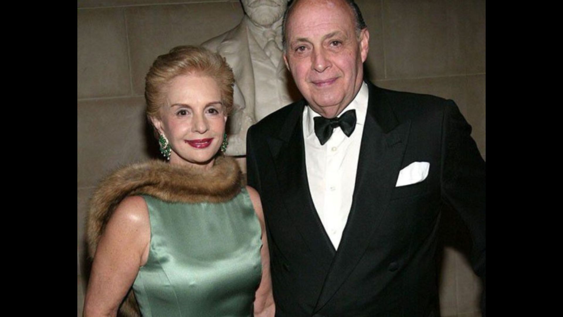 Carolina herrera y su esposo