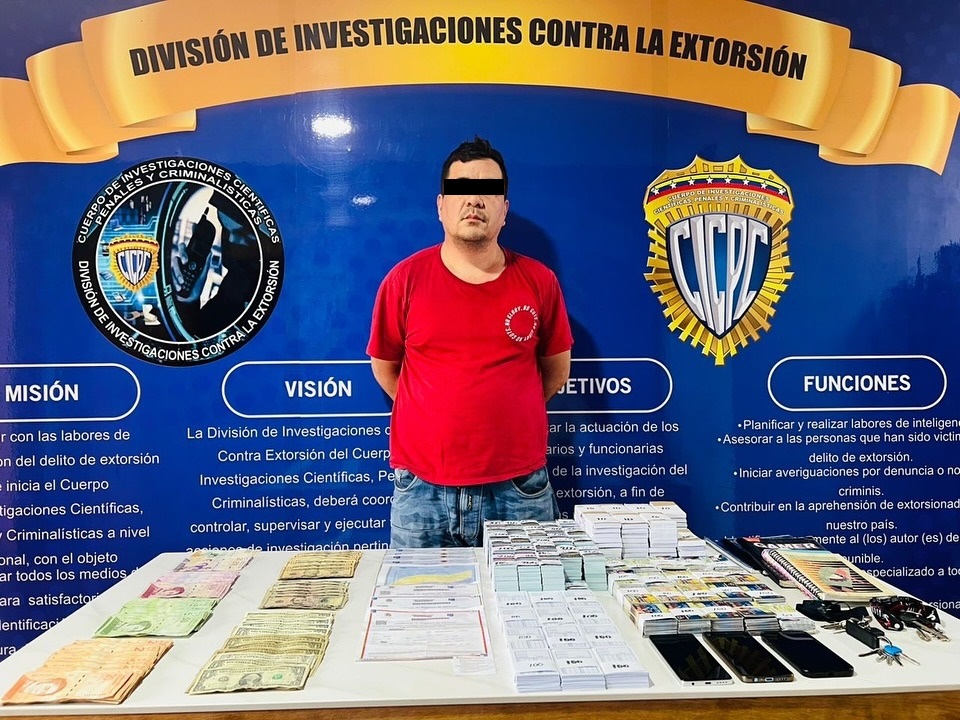 Cicpc detiene a extranjero que estafaba bajo la modalidad gota a gota