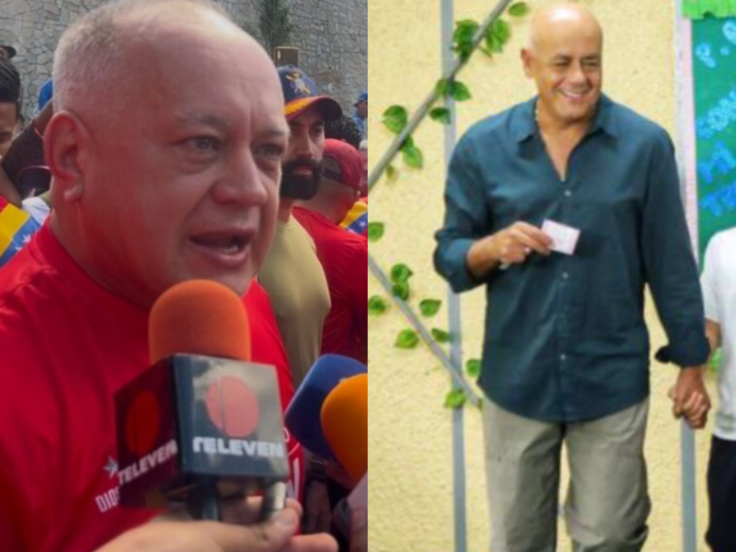 Cabello y Rodríguez destacan una jornada electoral en calma